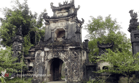 Đền Làng Danh được công nhận di tích lịch sử - kiến trúc cấp tỉnh