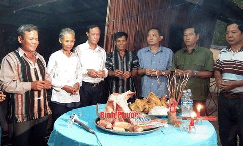 Lễ hội cầu mưa ở ấp Tà Kuông