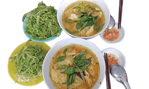Đậm đà bún cá Châu Đốc trên đất Long An