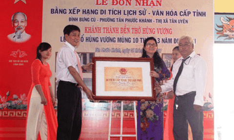 Di tích lịch sử - văn hóa: Nơi lưu giữ giá trị văn hóa địa phương