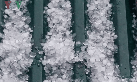 Mưa đá kèm giông lốc, hơn 40 căn nhà ở Đồng Tháp bị ảnh hưởng