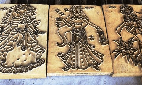 Tranh làng Sình có 6 mẫu mới tham dự Festival Nghề truyền thống