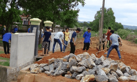 Đoàn TNCS Hồ Chí Minh xã Lăng Thành: Không ngừng đổi mới trong các phong trào