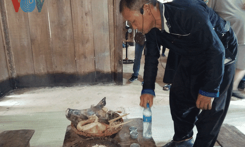 Xem chân gà cúng cơm mới, xấu cũng nói thành tốt