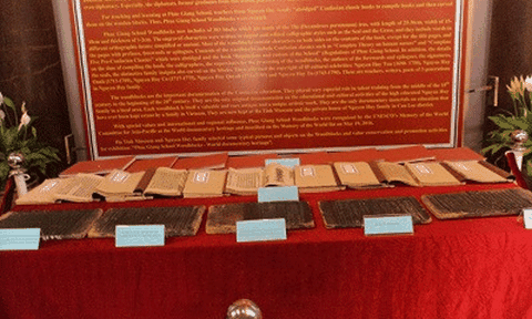 Giới thiệu “Mộc bản trường học Phúc Giang”