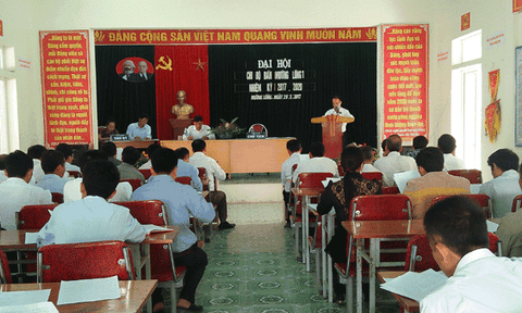 Đảng bộ xã Mường Lống: Đại hội Chi bộ nhiệm kỳ 2017 - 2020