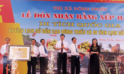 Đông Triều đón nhận 2 bằng xếp hạng di tích lịch sử quốc gia