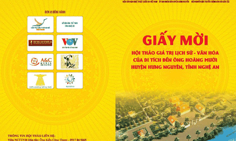 Hội thảo “Giá trị lịch sử, văn hóa của di tích Đền Ông Hoàng Mười