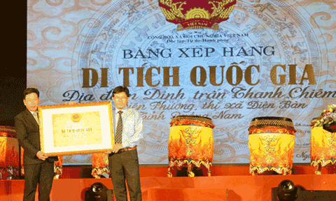 Dinh trấn Thanh Chiêm ở Quảng Nam được công nhận Di tích Quốc gia