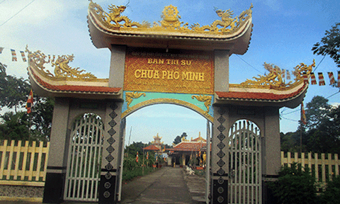 Khang trang chùa Phổ Minh (Hậu Giang)