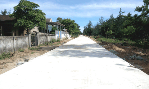 Xây dựng NTM ở xã Cương Gián