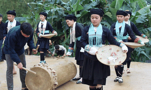 Người Giáy ở Hà Giang bảo tồn lễ hội “múa trống”