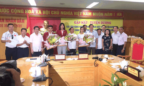 Hà Tĩnh: Gặp mặt, tuyên dương VĐV đạt thành tích xuất sắc tại Seagames 29