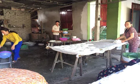 Làng nghề bún ở Huỳnh Dương