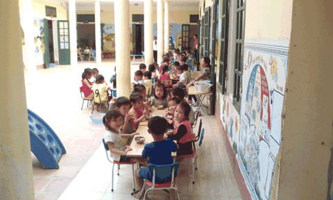 Ghi nhận ở Trường mầm non Thượng Ninh