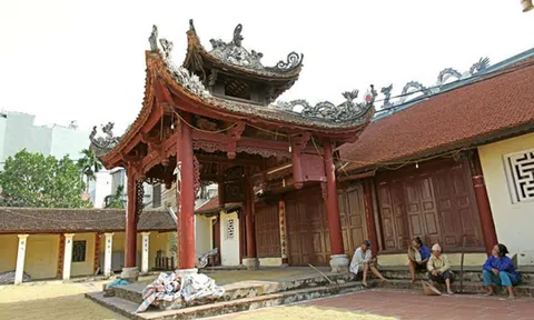 Đình Ngọc Trục thờ 4 mẹ con vị nữ tướng Ả Lã Nàng Đê