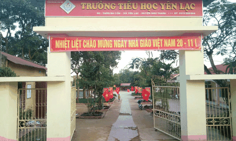 Trường tiểu học Yên Lạc: Niềm vui tại ngôi trường đạt chuẩn