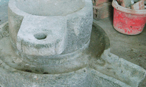 Cối đá xay bột gần 100 năm ở Sóc Trăng