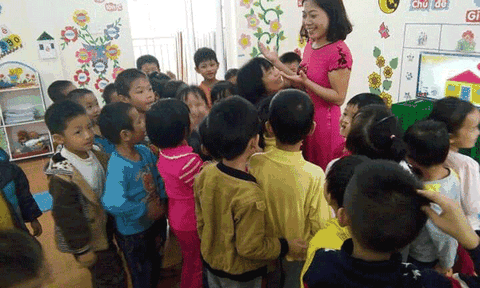 Trường mầm non Thạch Sơn: Chú trọng công tác chăm sóc giáo dục trẻ