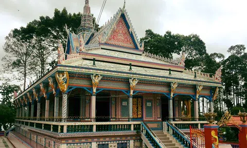 Ngôi chùa độc đáo có một không hai ở Sóc Trăng