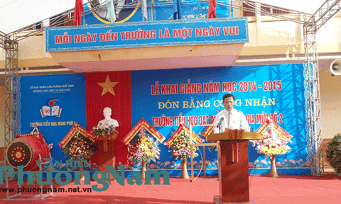 Trường tiểu học Nghi Phú I: Xứng danh là trường chuẩn Quốc gia mức độ II