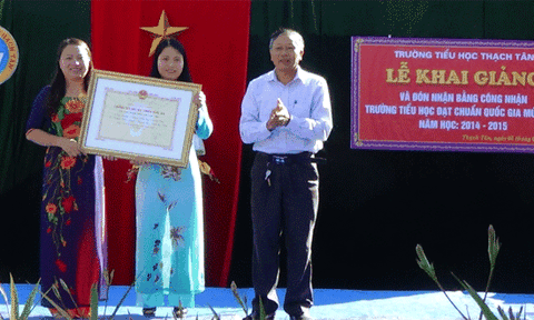 Trường tiểu học Thạch Tân: Đẩy mạnh thực hiện phong trào “hai tốt”