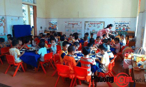 Trường mầm non Tân Sơn: Nỗ lực cố gắng để không ngừng nâng cao chất lượng dạy và học