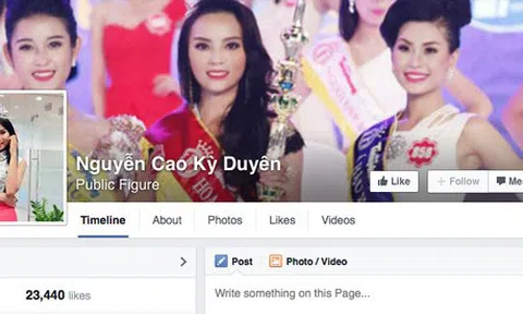 Hoa hậu Kỳ Duyên "trở lại" Facebook sau khi đăng quang