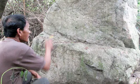 Hòn đá vô tình hay ký tự mật mã bản đồ dẫn đến kho báu ở Gia Lai?
