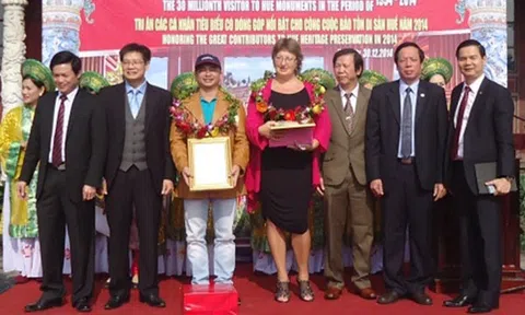 Di tích Huế đón vị khách thứ 30 triệu