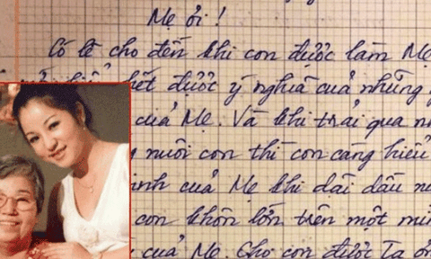  Rơi nước mắt với bức thư u uất gửi mẹ của danh hài Thúy Nga