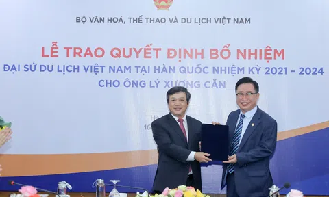 Trao quyết định bổ nhiệm Đại sứ Du lịch Việt Nam tại Hàn Quốc nhiệm kỳ 2021 - 2024