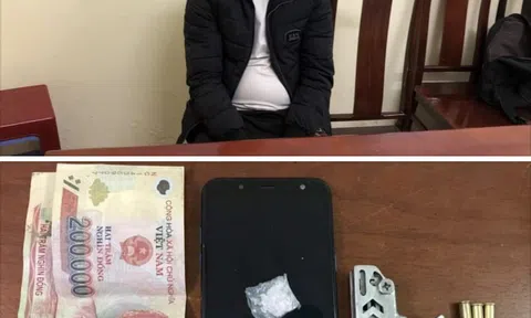 Vĩnh Phúc: Công an Tam Đảo bắt giữ đối tượng mua bán trái phép chất ma túy có vũ khí nóng