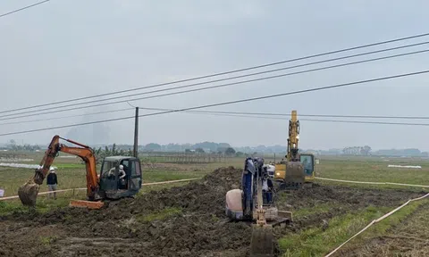 Vĩnh Phúc: Vĩnh Tường san gạt mặt bằng dự án Khu đất dịch vụ Cầu Tây chi trả cho các hộ thuộc diện giải phóng mặt bằng làm Khu công nghiệp Chấn Hưng