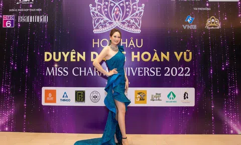 Hoa hậu Đàm Lưu Ly “gây mê” với diện mạo lộng lẫy trên ghế nóng Hoa hậu Duyên dáng Hoàn vũ