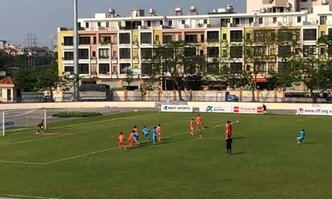 Hải Nam Vĩnh Yên Vĩnh Phúc đánh rơi 2 điểm trước SHB Đà Nẵng (0 - 0)