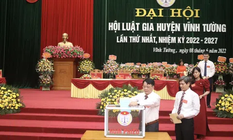 Vĩnh Phúc: Đại hội Hội Luật gia huyện Vĩnh Tường lần thứ I, nhiệm kỳ 2022 -2027