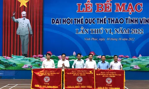 Vĩnh Phúc: Bế mạc Đại hội Thể dục thể thao tỉnh lần thứ VI, năm 2022