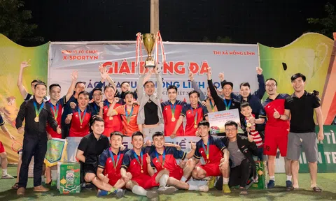 X-Sport Hà Tĩnh tổ chức thành công Giải bóng đá các lứa tuổi Hồng Lĩnh