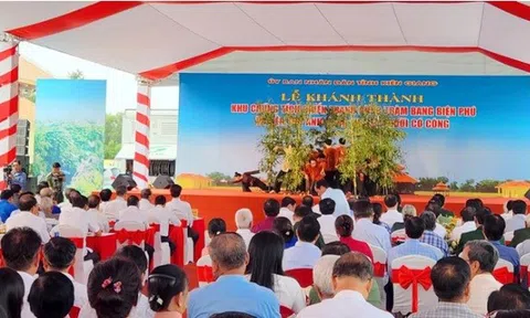 Kiên Giang: Khánh thành Khu chứng tích chiến tranh rừng tràm Bang Biện Phú và Đền thờ anh hùng liệt sĩ, người có công
