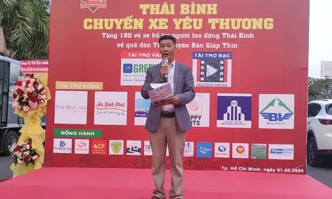 Phóng sự ảnh: Chuyến xe mùa Xuân, chia sẻ ân tình của Hội doanh nhân Thái Bình miền Nam