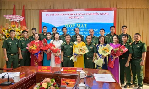 Kiên Giang: Bộ đội biên phòng tỉnh họp mặt Ngày Quốc tế Phụ nữ 8-3
