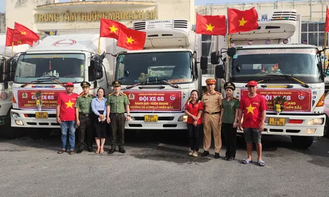 Phóng sự ảnh Công an Kiên Giang phát huy tinh thần xung kích, tình nguyện