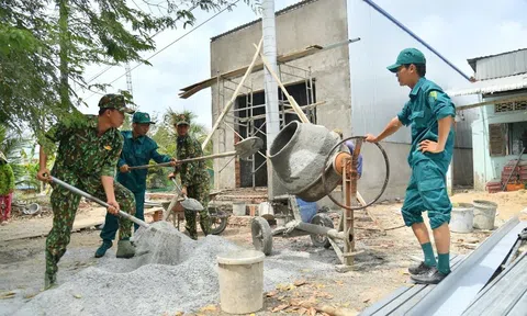 Kiên Giang: Bộ Chỉ huy Quân sự tỉnh khởi công xây dựng 207 căn nhà cho hộ nghèo, hộ cận nghèo