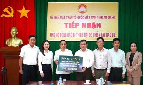 Công ty Cổ phần Tập đoàn CIC Group ủng hộ đồng bào thiệt hại do thiên tai, bão lũ