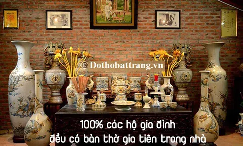 Đồ thờ Phạm Đạt Bát Tràng nghệ nhân chế tác như thế nào ?