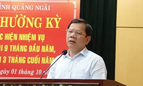 Quảng Ngãi: 3 tháng cuối năm phấn đấu đạt mức cao nhất các chỉ tiêu, nhiệm vụ phát triển kinh tế - xã hội đã đề ra