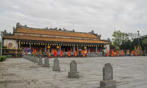 Khởi công dự án Bảo tồn, tu bổ tổng thể di tích điện Thái Hoà thuộc Đại Nội Huế