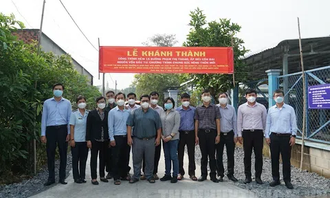 Khánh thành công trình nâng cấp hẻm tại xã Phước Hiệp, huyện Củ Chi