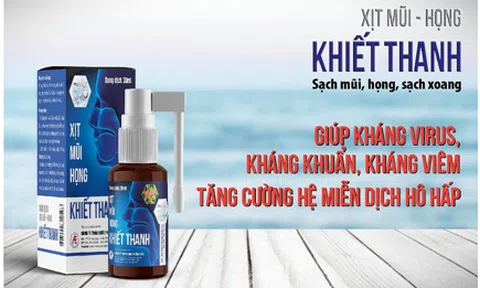 Xịt mũi họng Khiết Thanh: Giá bán, thành phần và cách sử dụng hiệu quả